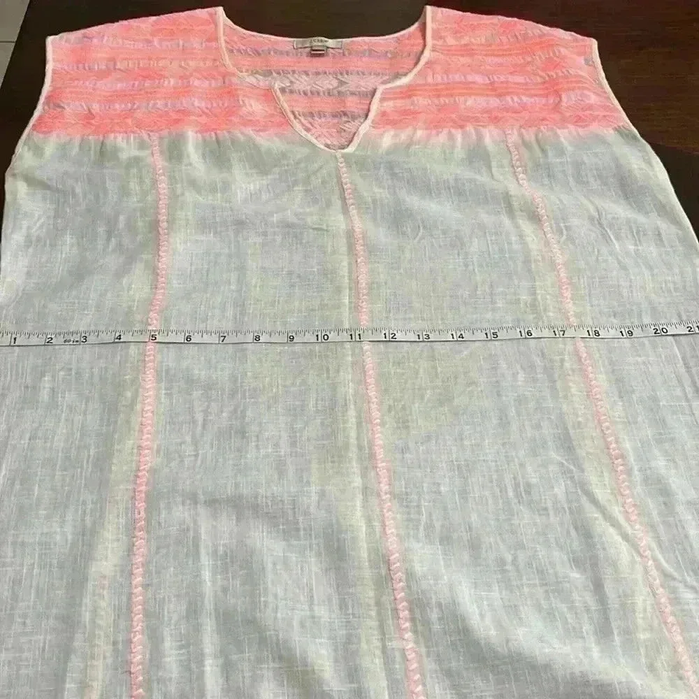 J.Crew embroidered tunic